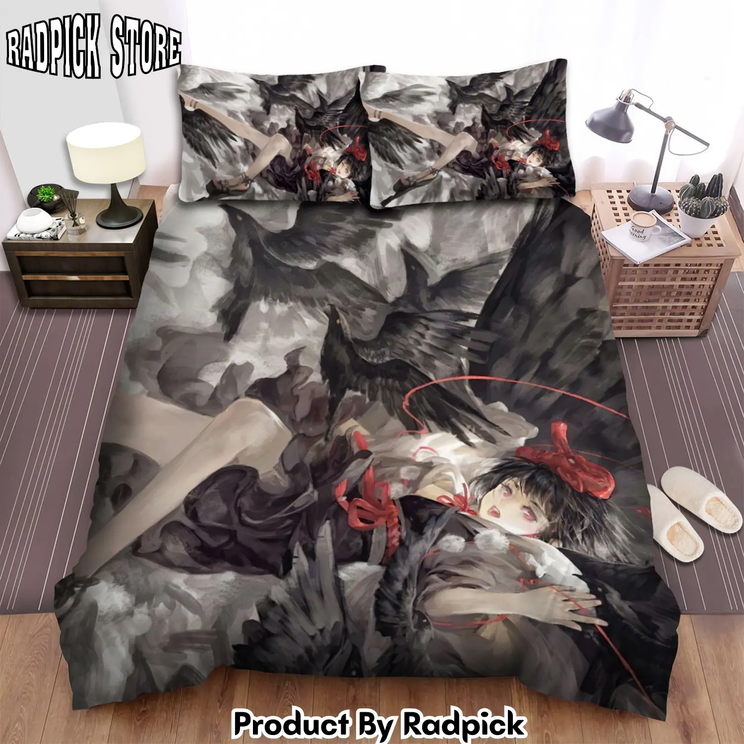 Radpick the crow beside the witch art duvet cover bedroom sets comfortable bedding sets rp3271303